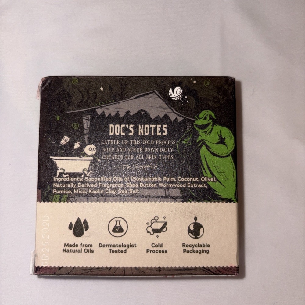 Dr. Squatch Oogie Boogie's Brew Soap Nightmare Christmas 5oz Lot 4 Mens Med Grit - Picture 3 of 7